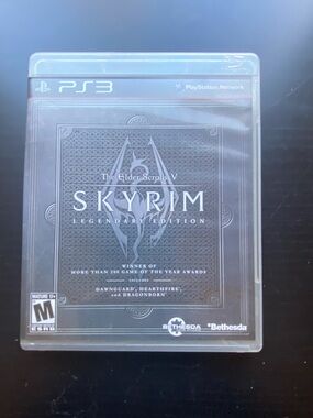 Sony PS3 Skyrim Legendary Edition - Black